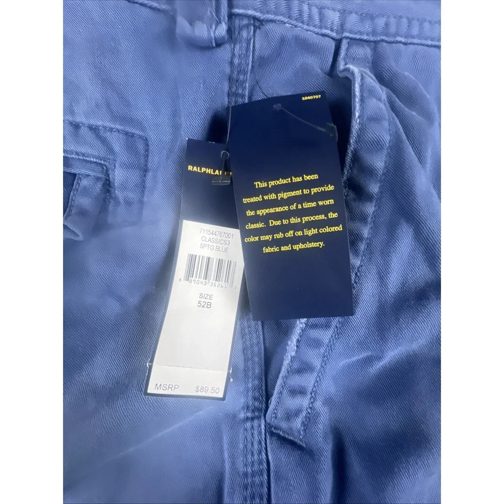 Polo Ralph Lauren Cargo Old Royal Shorts, Men's Big & Tall Size 52B - NWT $89.50